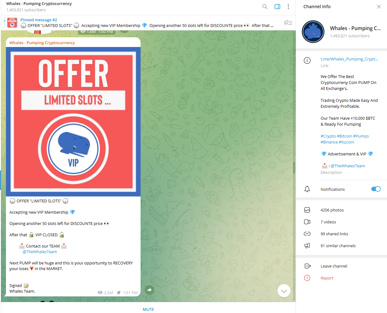 Whales – Pumping – Cryptocurrency Signal Group Legit or a Scam?